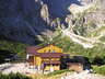 The chalet at the Green mountain lake